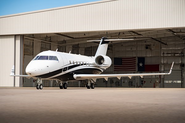 White and black aircraft